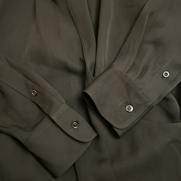 NWT RALPH LAUREN PURPLE LABEL SILK BLOUSE - Picture 13 of 15